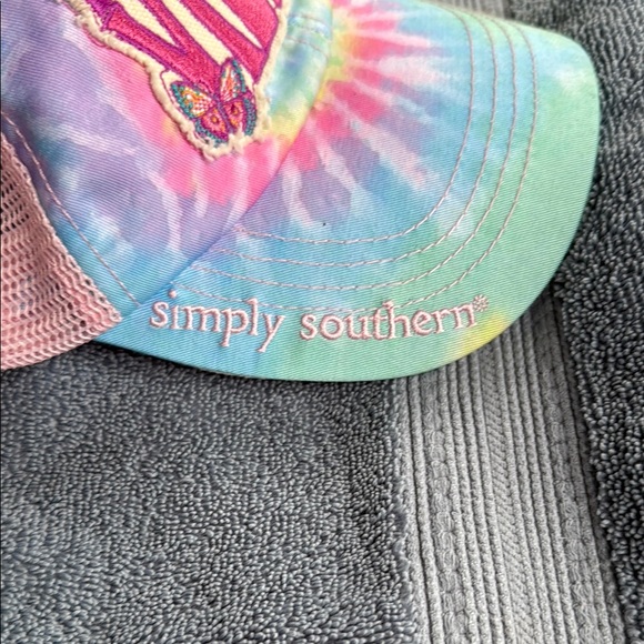 Simply Southern Pastel Tie-Dye Cap - Picture 2 of 4